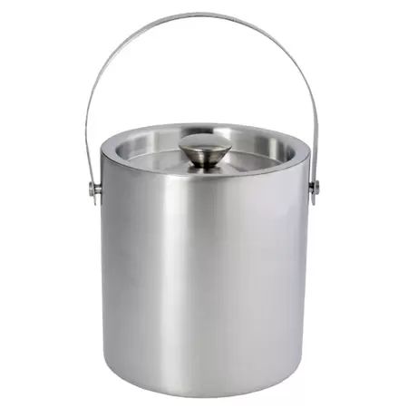 Balde de Gelo Inox Parede Dupla - 1,6L