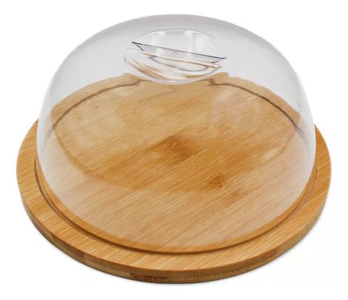 Porta Queijo com Tampa de Acrílico - 19 cm