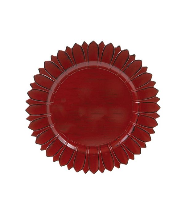 Sousplat Sunflower Vermelho
