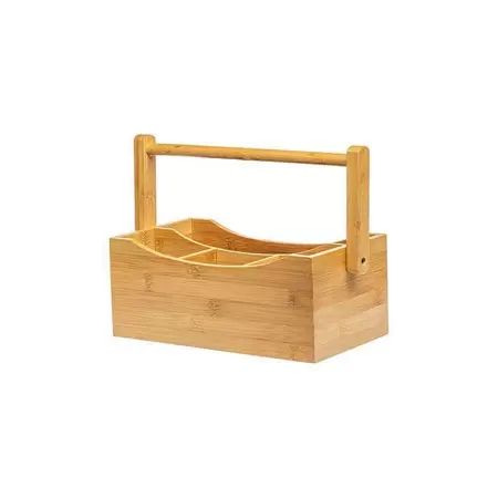 Suporte p/ Utensílios/Talheres Bambu