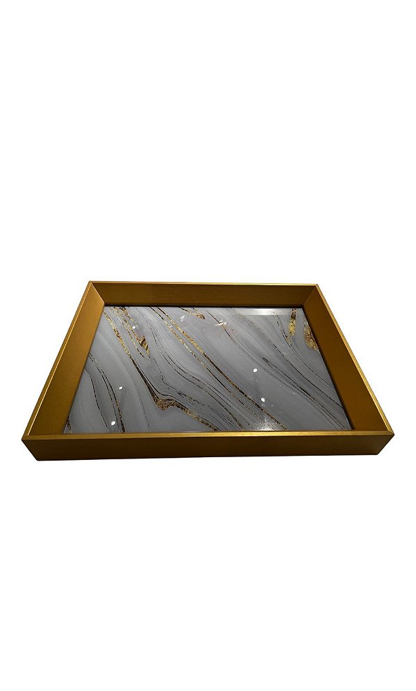 Bandeja Quadrada Branca - 45cm