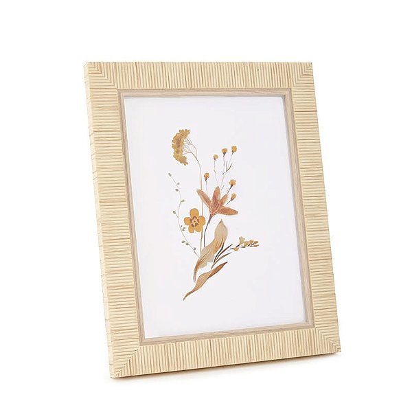 Porta Retrato em Poliestireno e Vidro - 15x20cm