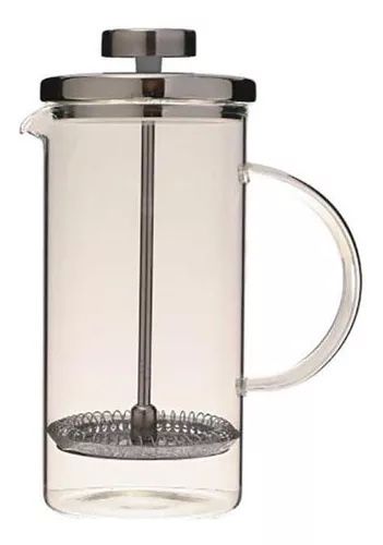Cafeteira Prensa Francesa Vidro Tampa Inox - 350ml