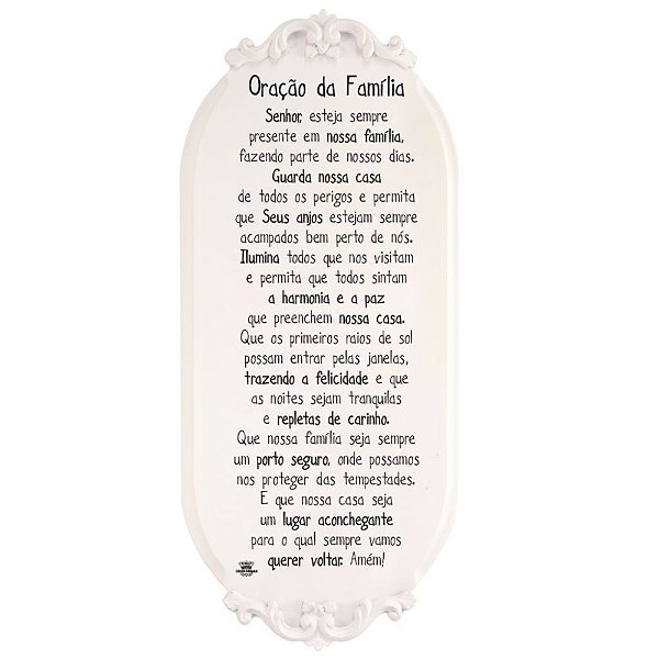 Provençal Oração da Família 36x16