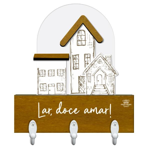 Gancheira Lar Doce Amor...Aurora 20x16