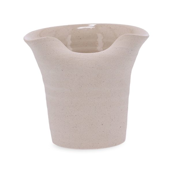 Vaso em Cerâmica Nude - M