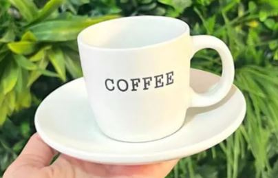 Conjunto 4 Xícaras de Café com Pires Cremon