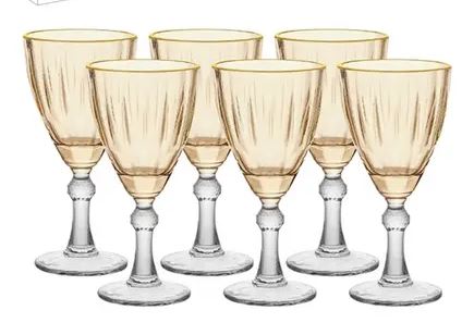 Jogo taca dominic 275ml âmbar