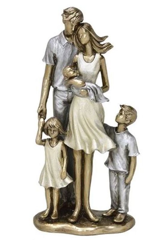 Família Decorativa (Filha, Filho, Bebe)