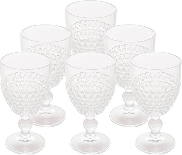 Taça para Água 330ml Lyor 6 Unidades