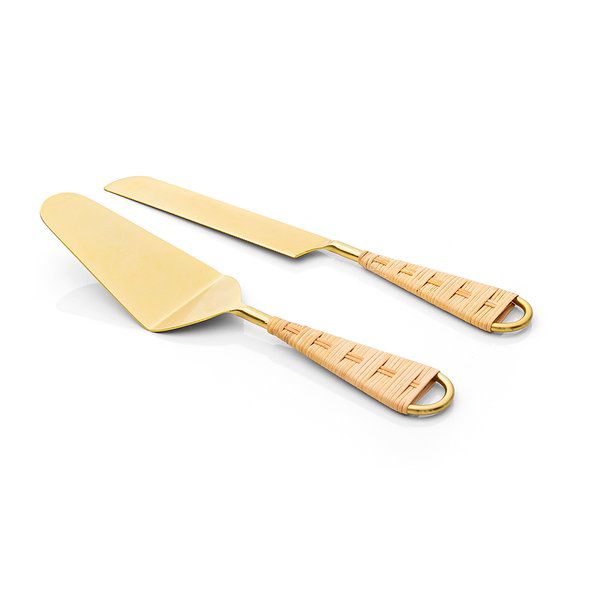 Conjunto Talheres Bolo 2 Peças Garbo Rattan