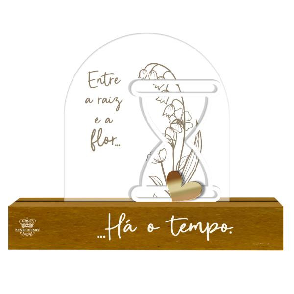 Plaquinha Decorativa Há o Tempo Zenir Disarz