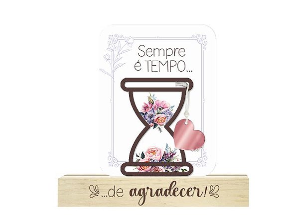 Plaquinha Sempre é Tempo para Festas