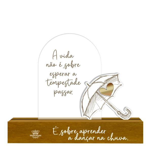 Plaquinha Tempestade Zenir para Decoração