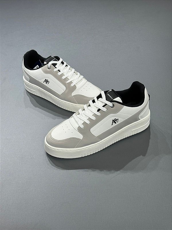Tênis Aeropostale Branco e Cinza 8493481-2