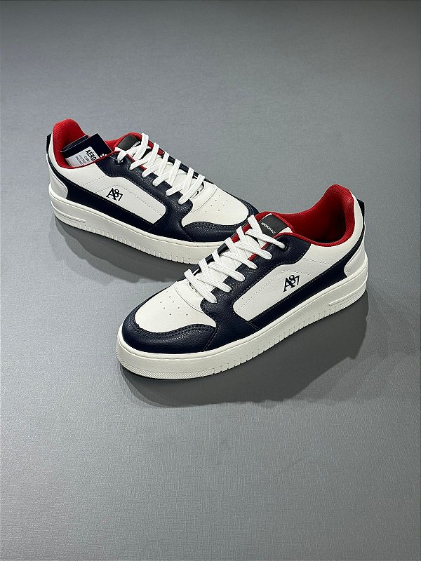 Tênis Aeropostale Branco e Marinho 8493481-1