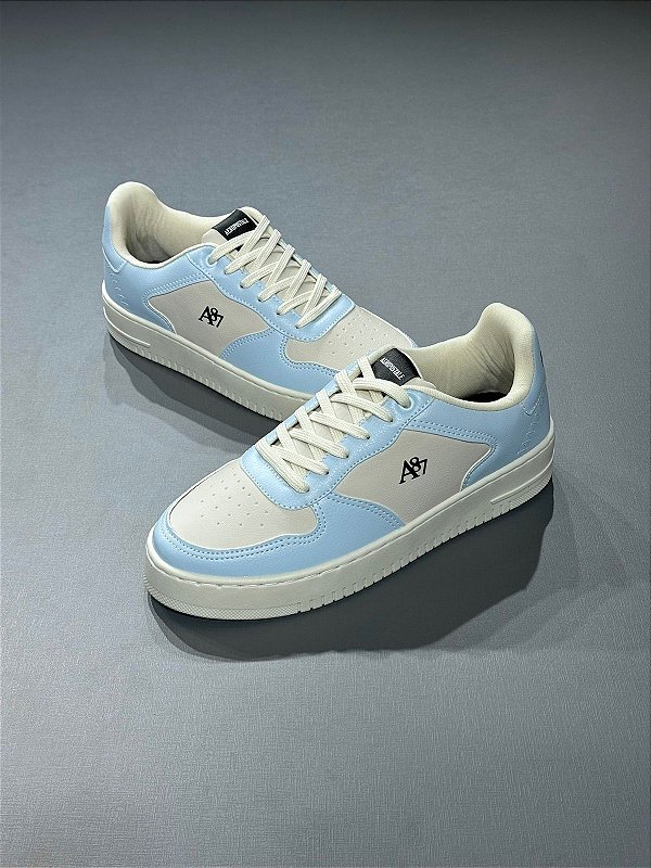 Tênis Aeropostale Cru e Azul Claro 8493477-3