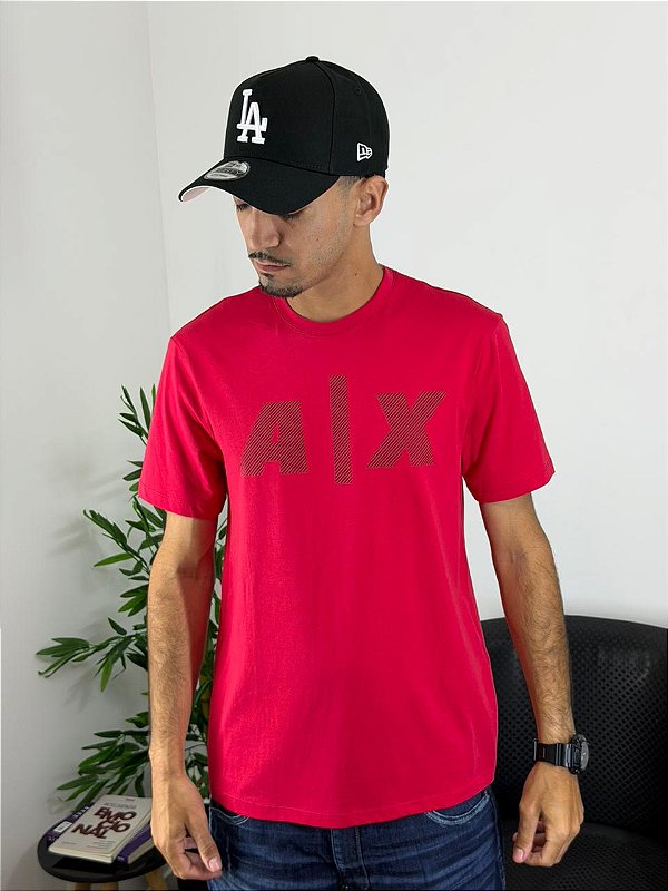 Camiseta Armani Exchange Vermelha 28