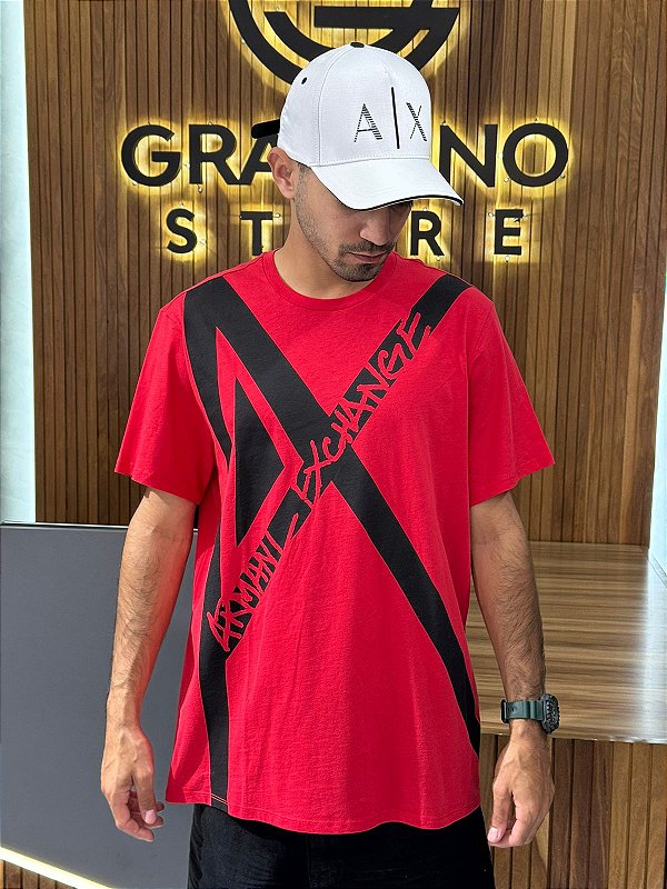 Camiseta Armani Exchange Vermelha