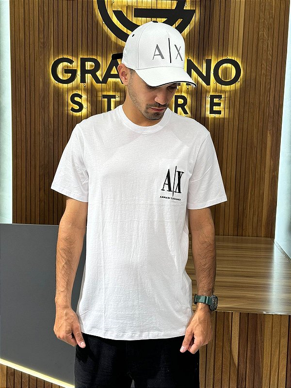 CAMISETA ARMANI 25 BRANCA