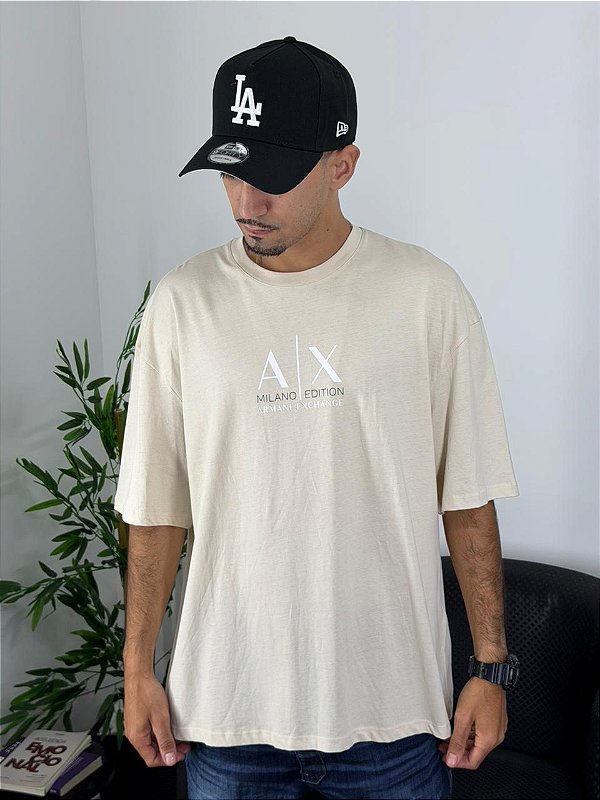 Camiseta Armani Exchange Bege ZJ3VZ17