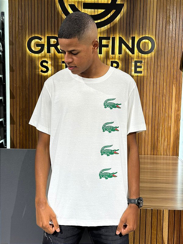 Camiseta Lacoste Branca TH9748