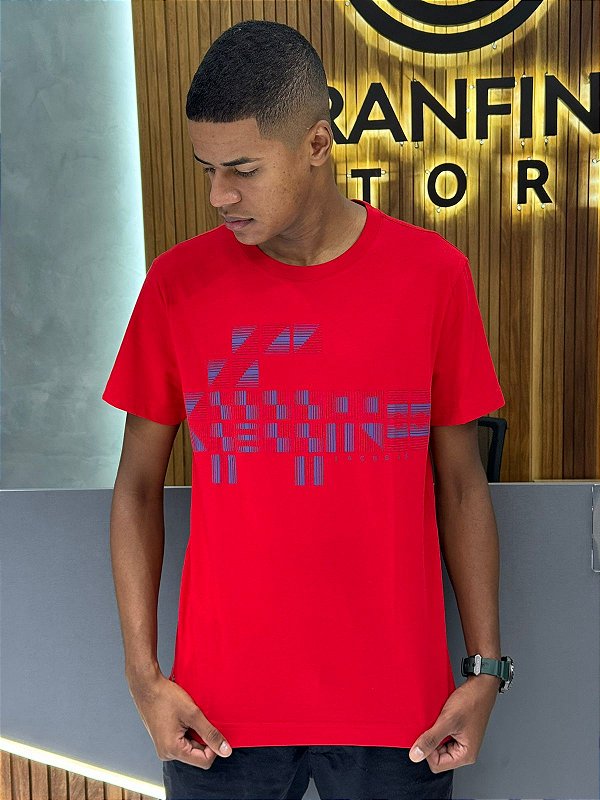CAMISETA LACOSTE TH9320 VERMELHA