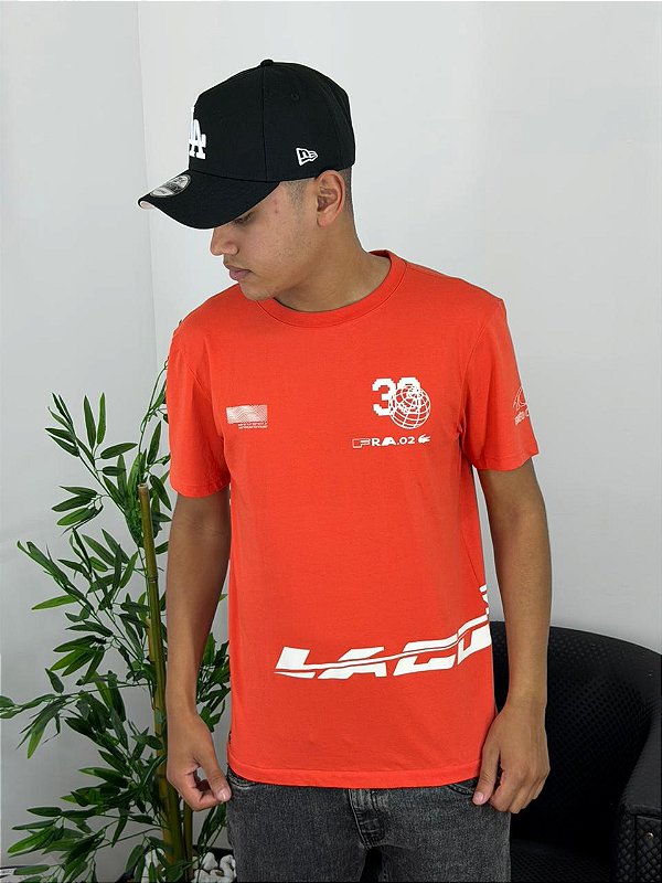 Camiseta Lacoste Laranja TH8862