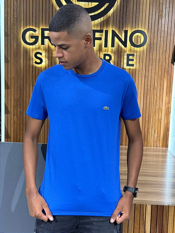 Camiseta Lacoste Azul Royal TH6709