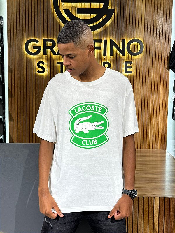 Camiseta Lacoste Branca TH6427