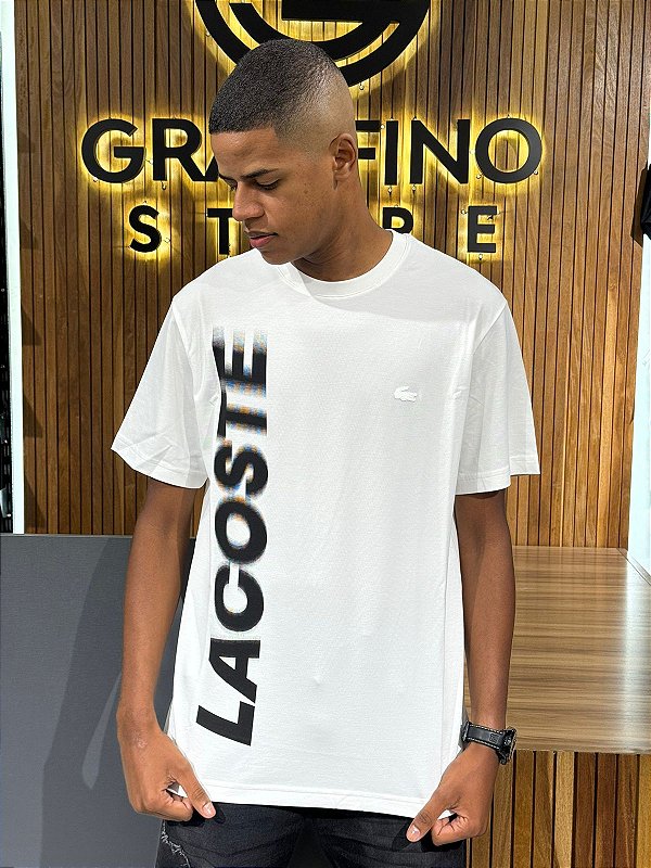 Camiseta Lacoste Branca TH6047