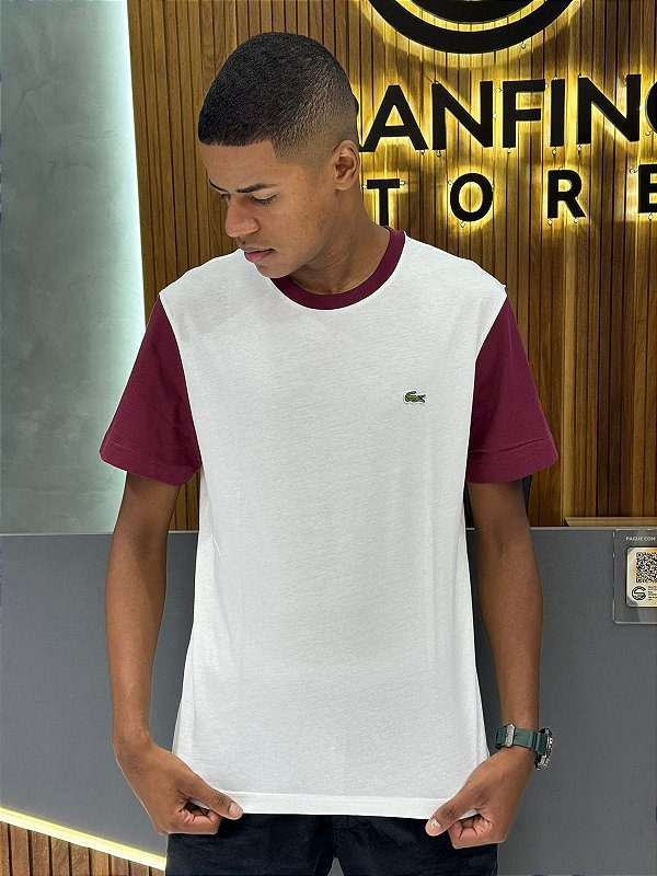 Camiseta Lacoste Branca TH1298