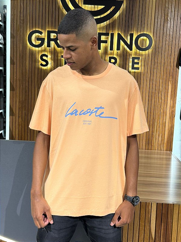 Camiseta Lacoste Salmão TH0503
