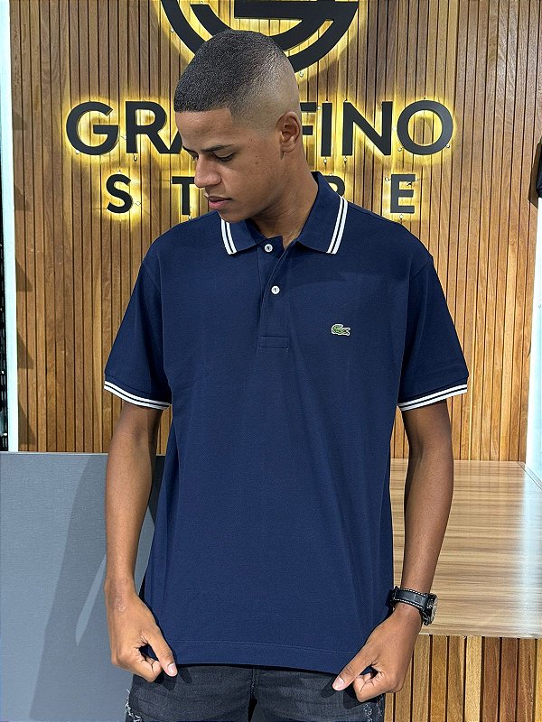 Polo Lacoste Azul Marinho PH1866