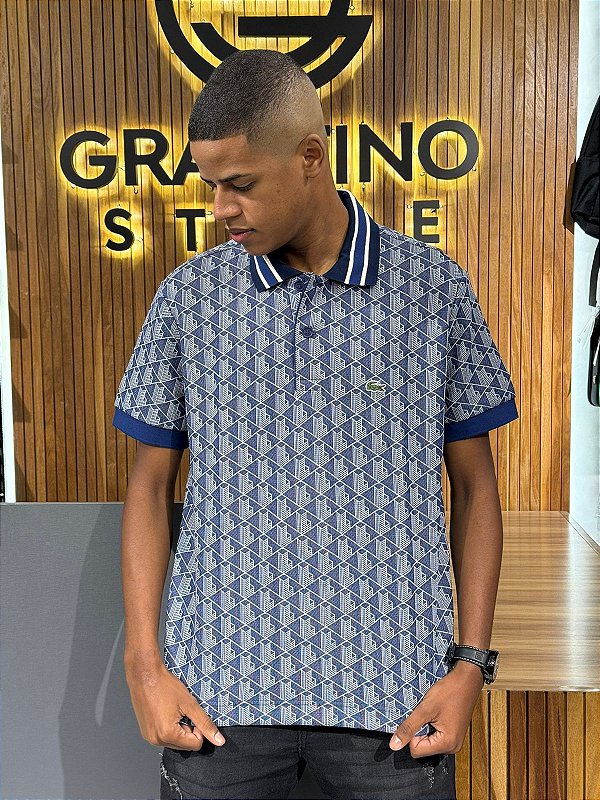 Polo Lacoste Marinho DH1417