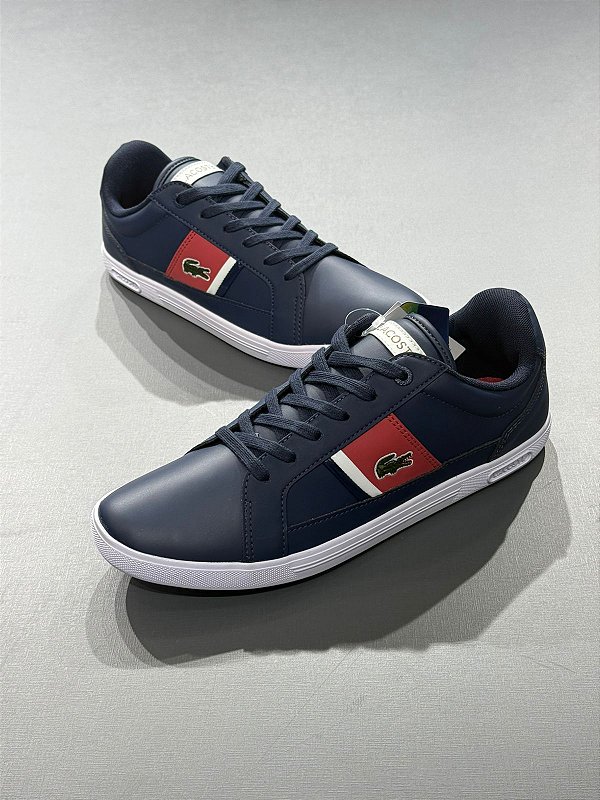 Tênis Lacoste Europa Nvy/Red