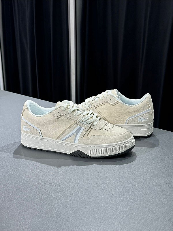 Tênis Lacoste L001 Off Wht/Gry