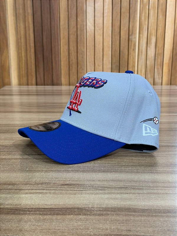 Boné New Era LA Dodgers Cinza e Azul MBV25BON032