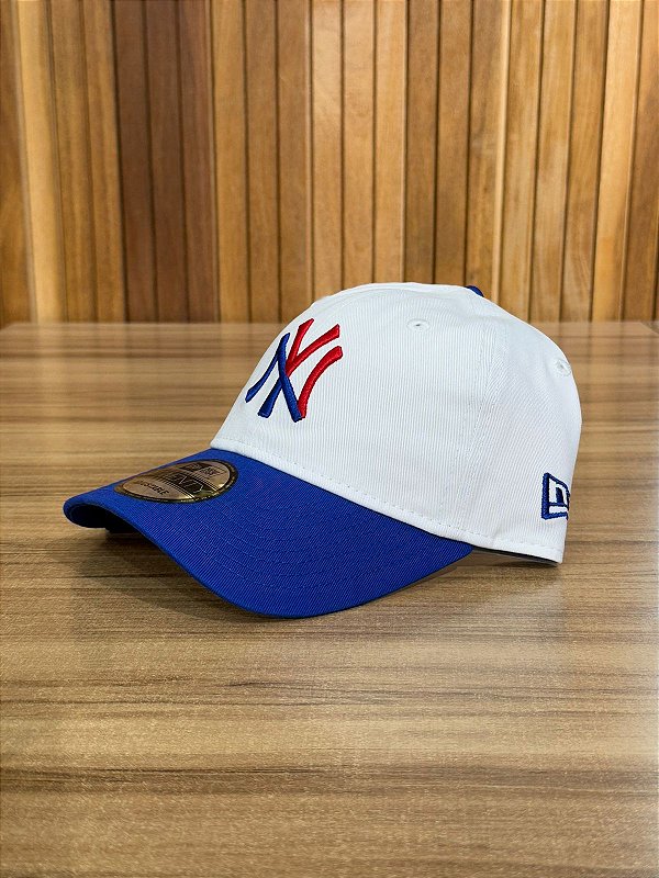 Boné New Era (Nino) NY Yankees Branco e Azul MBI23BON090