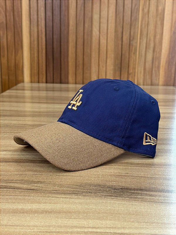 Boné New Era LA Dodgers Azul Marinho e Marrom MBI24BON048