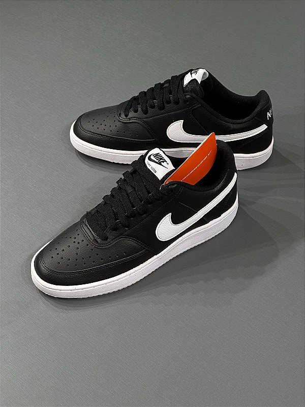 Tênis Nike Court Vision Low Dh2987-001 Blk/Wht