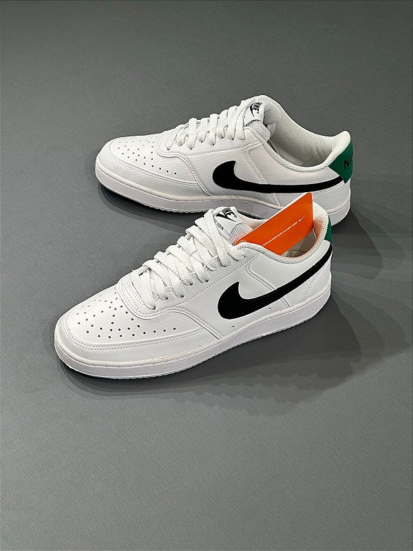 Tênis Nike Court Vision Low Wht/Grn DH2987-110