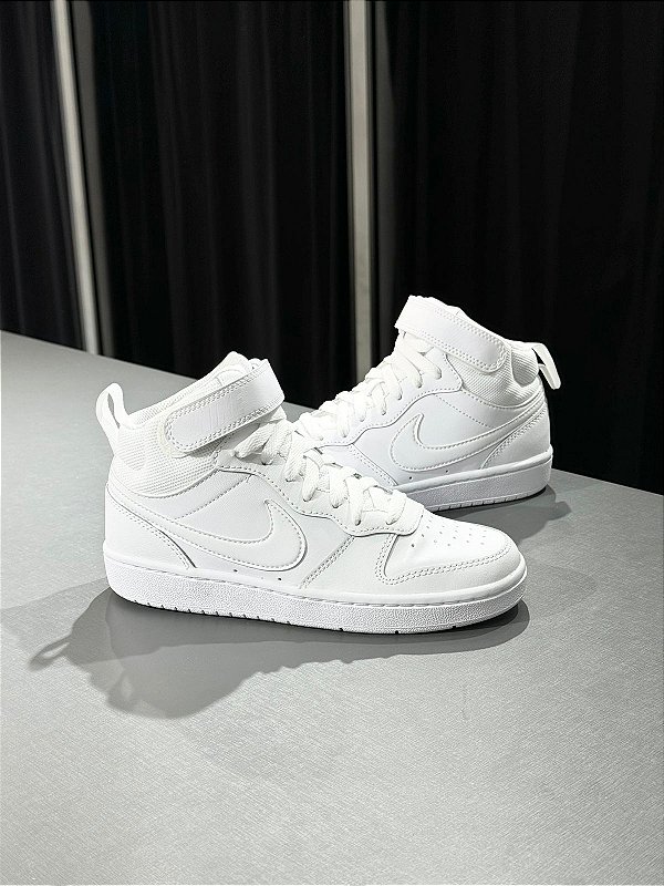 Ténis Nike Borough Mid 2 Wht/Wht