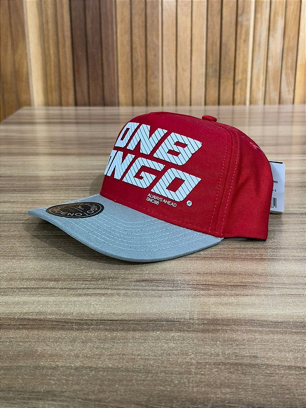 Boné Onbongo Vermelho e Cinza ON298