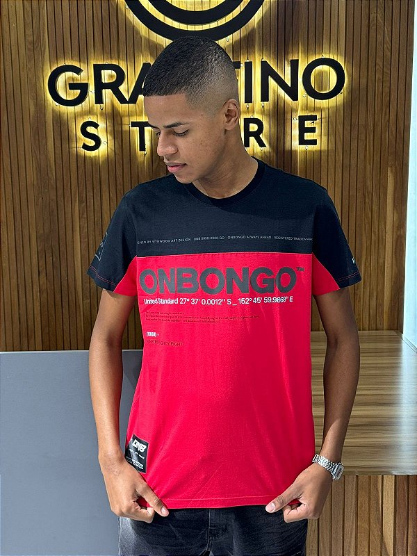 CAMISETA ONBONGO ON115 VERMELHA