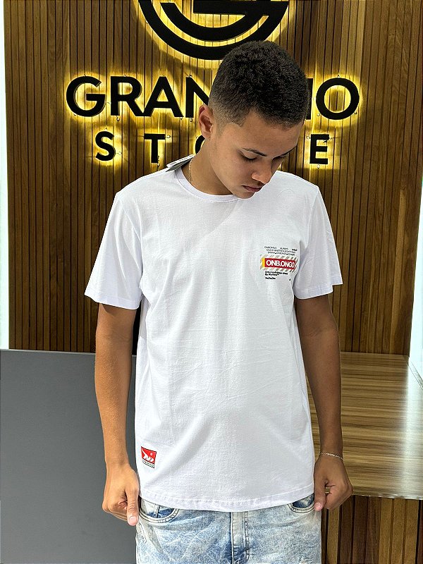 CAMISETA ONBONGO ON074 BRANCA