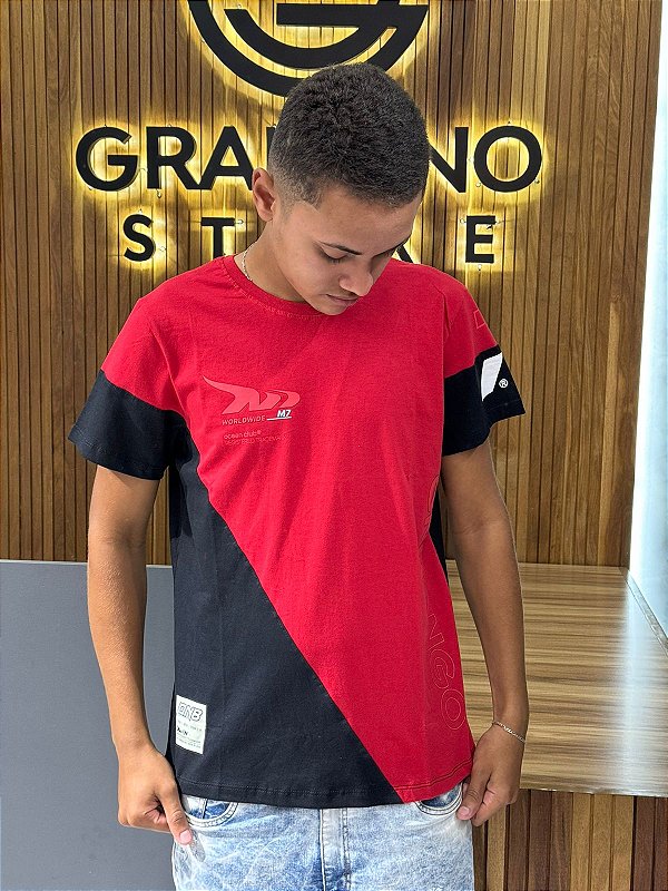 CAMISETA ONBONGO D923A VERMELHA