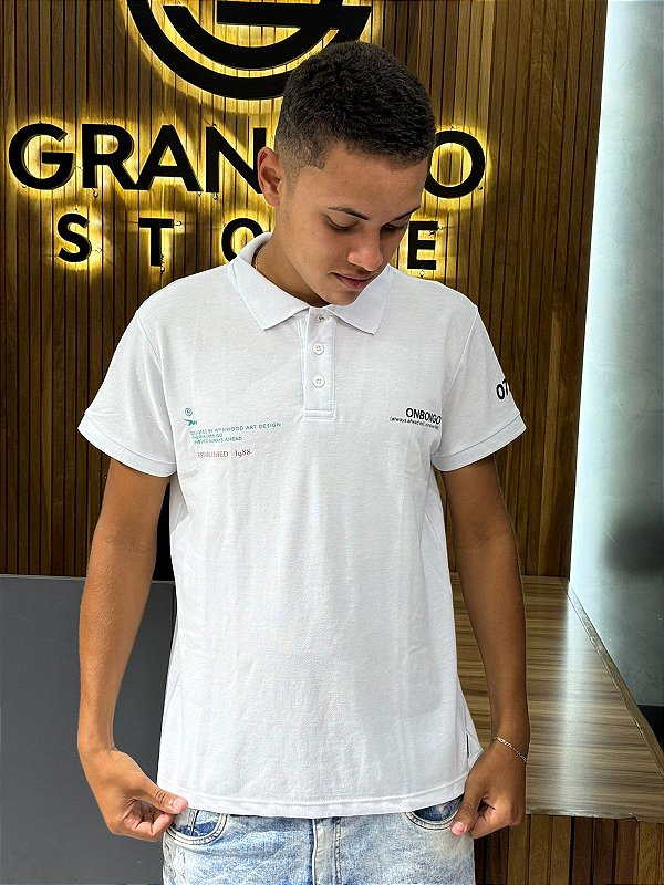 Polo Onbongo Branca D971A