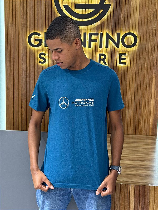 Camiseta Puma Mercedes Azul Oceano 623754