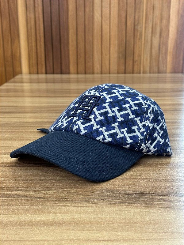BONÉ TOMMY HILFIGER THAMOAM10871 AZUL TH